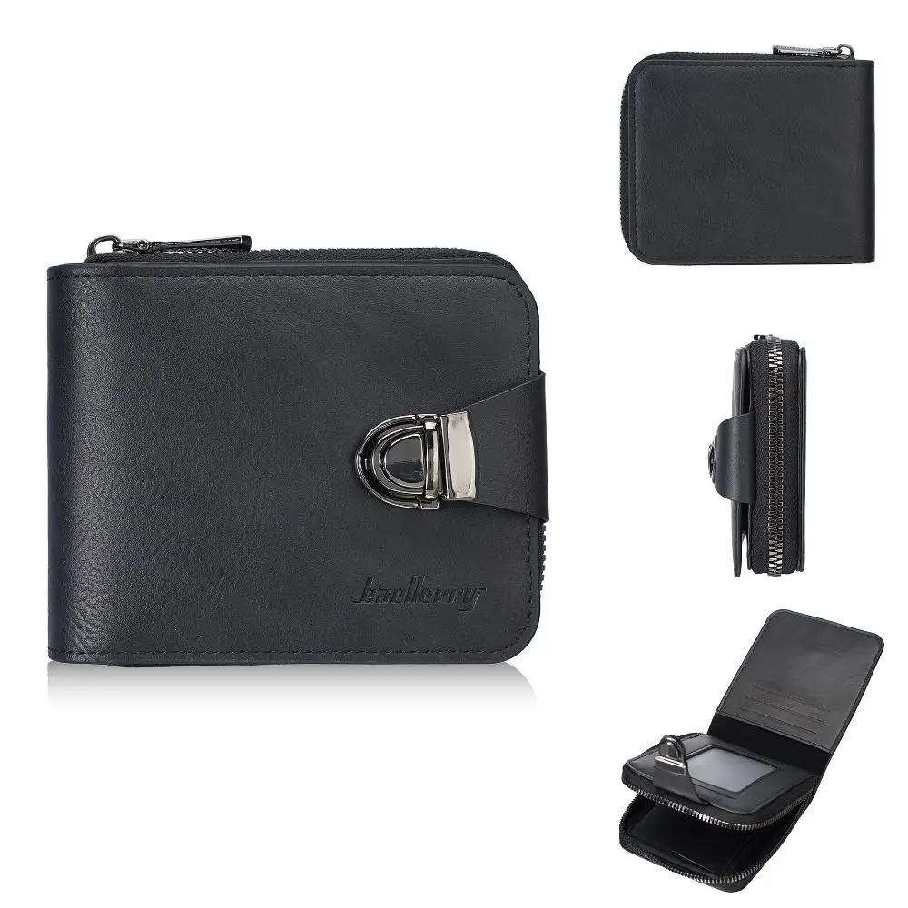Portable PU Leather Men's Wallet Multi Card Slots Large Capacity Short Wallet Waterproof Card Holder Coin Purse Formal Occasions
Portable PU Leather Men's Wallet Multi Card Slots Large Capacity Short Wallet Waterproof Card Holder Coin Purse Formal Occasions