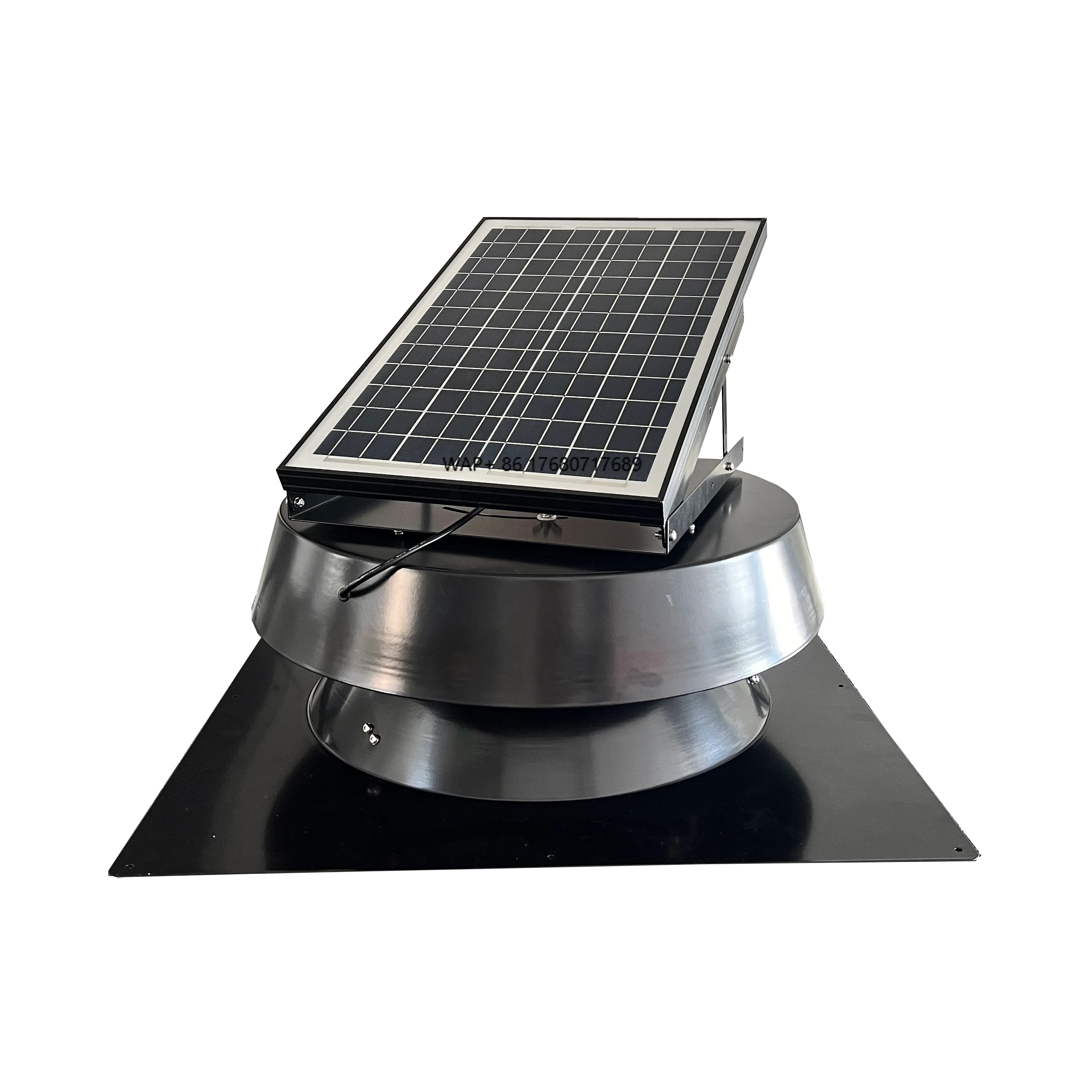 25W Solar Attic Fan Roof Mounted Ventilator Powerful Brushless DC Motor Horizontal Rotating Panel to Catch the Most Sunlight
25W Solar Attic Fan Roof Mounted Ventilator Powerful Brushless DC Motor Horizontal Rotating Panel to Catch the Most Sunlight
