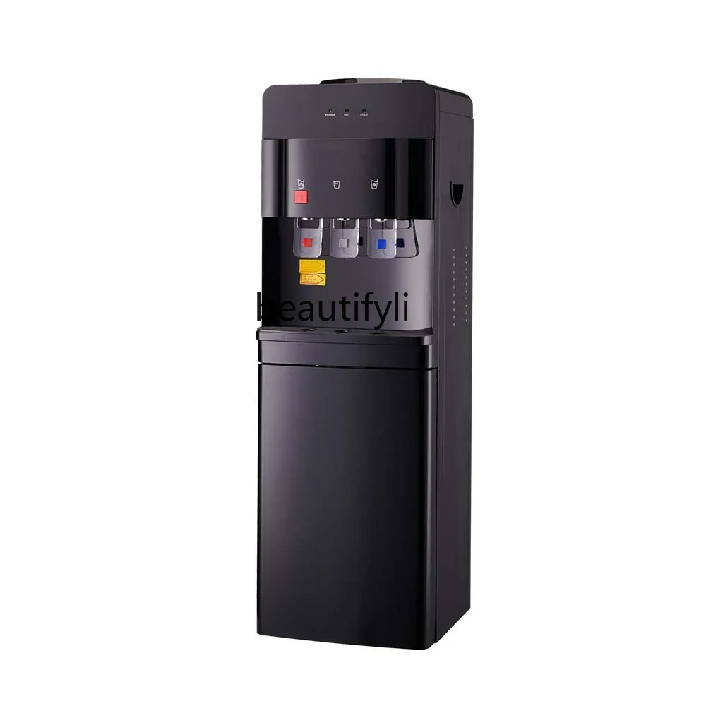 Hot water, cold water, room temperature refrigeration, multi-functional 3-head dual-frequency household vertical water dispenser
Hot water, cold water, room temperature refrigeration, multi-functional 3-head dual-frequency household vertical water dispenser