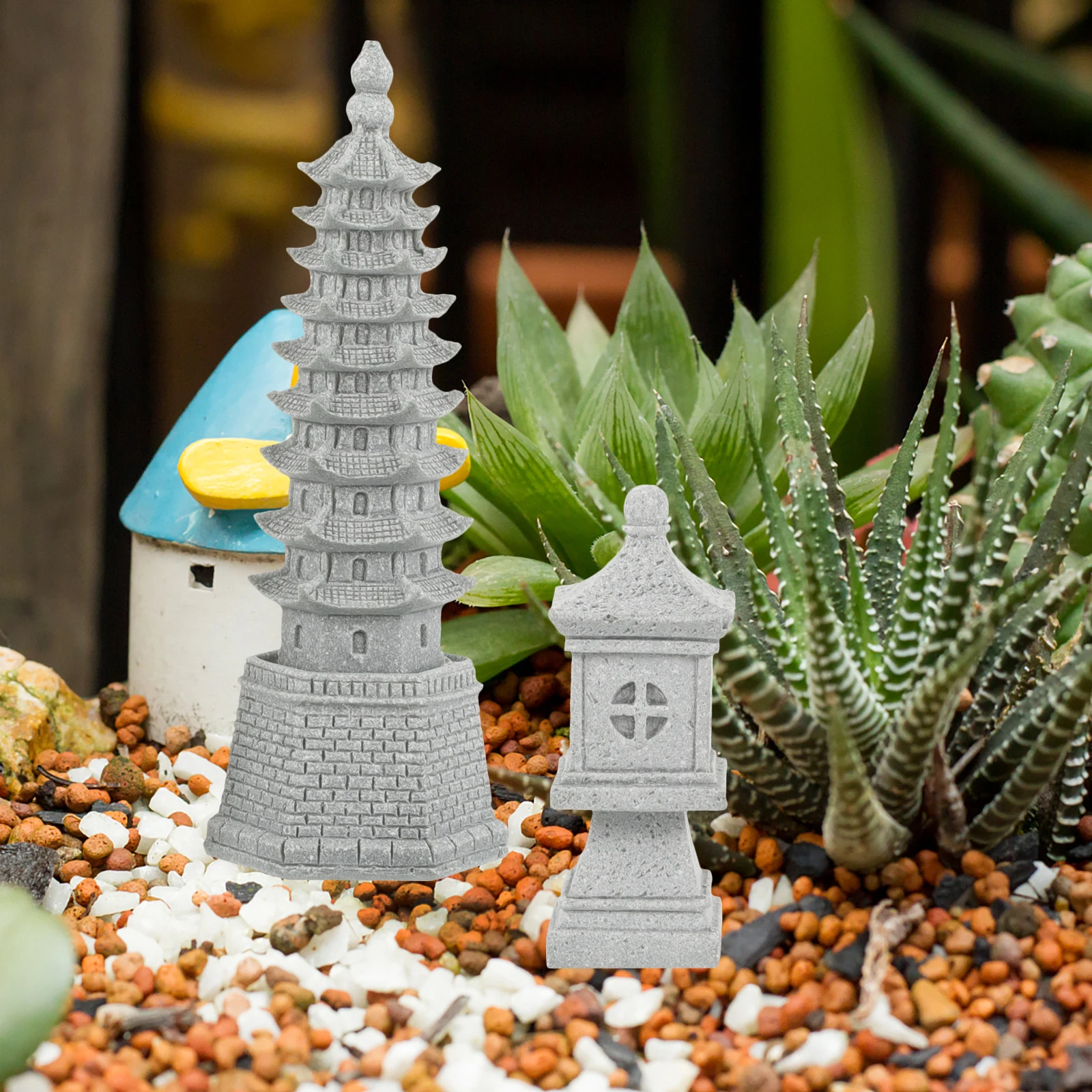2 Pcs Simulated Wenchang Tower Pagoda Statue Miniature Pavilion Home Decor Garden nament Lightweight Placement
2 Pcs Simulated Wenchang Tower Pagoda Statue Miniature Pavilion Home Decor Garden nament Lightweight Placement