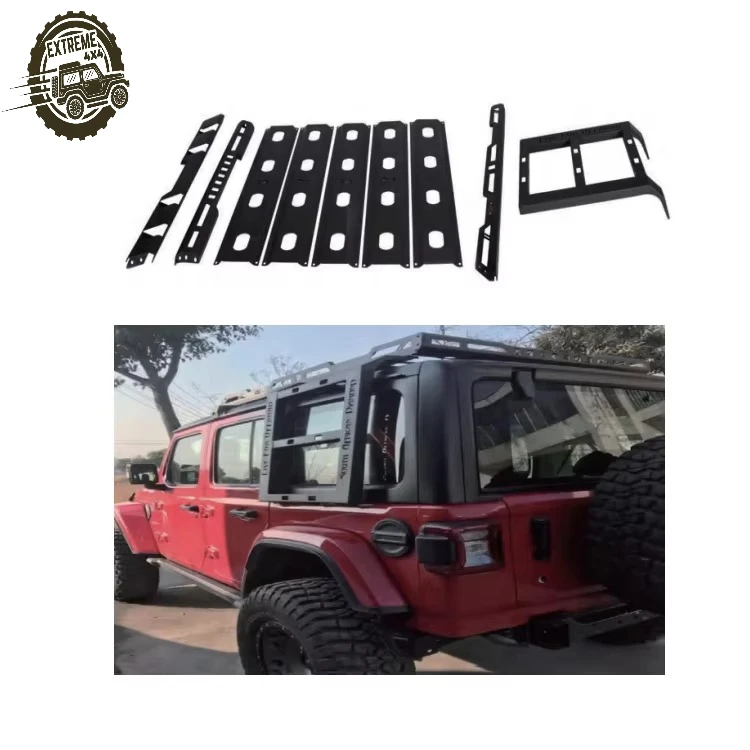 Car Accessories Luggage Carrier Roof Rack With 2 Ladders for Jeep Wrangler JK JL
Car Accessories Luggage Carrier Roof Rack With 2 Ladders for Jeep Wrangler JK JL