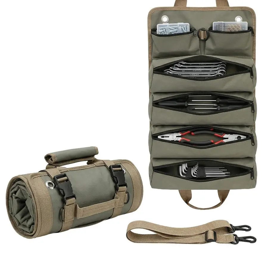 Сумка-органайзер для инструментов, подвесное хранение в гараже для домашнего ухода, ремонт «сделай сам», 6 карманов на молнии, сортированные инструменты EasyGrab
Сумка-органайзер для инструментов, подвесное хранение в гараже для домашнего ухода, ремонт «сделай сам», 6 карманов на молнии, сортированные инструменты EasyGrab