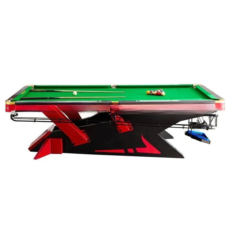 Chinese black eight pool table adult standard household commercial table full set of pool table
Chinese black eight pool table adult standard household commercial table full set of pool table