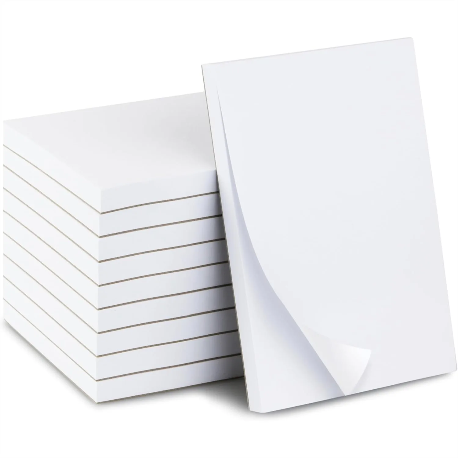 10 Pack Note Pads 4x6 100 Sheets Per Pad White Blank Notepads Bulk Small Scratch Pads for Writing Grocery List
10 Pack Note Pads 4x6 100 Sheets Per Pad White Blank Notepads Bulk Small Scratch Pads for Writing Grocery List