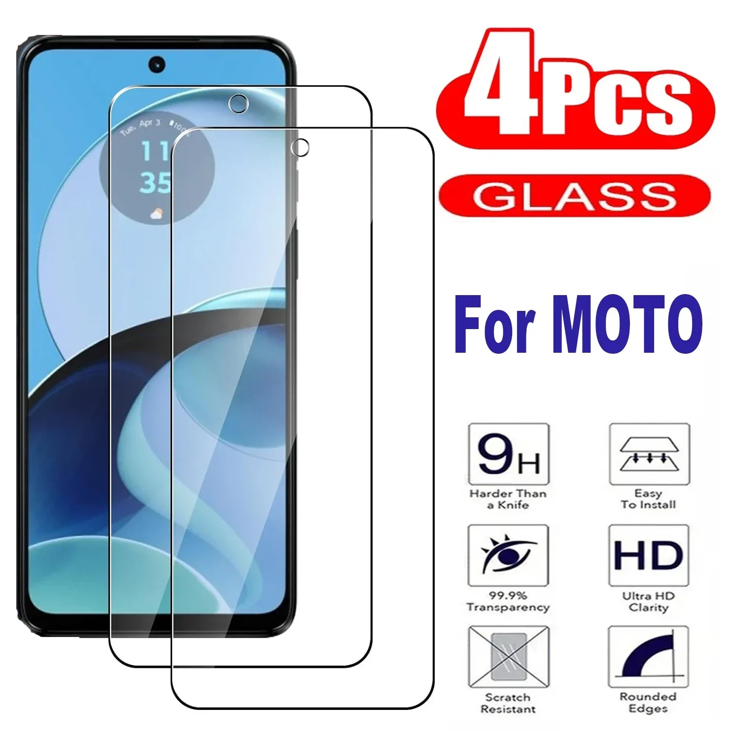 Закаленное стекло для Motorola Moto G14, G54, G84, G04, G04S, G64, G52, G32, G42, G62, G72, G82, стеклянная пленка для защиты экрана, 2/4 шт.
Закаленное стекло для Motorola Moto G14, G54, G84, G04, G04S, G64, G52, G32, G42, G62, G72, G82, стеклянная пленка для защиты экрана, 2/4 шт.