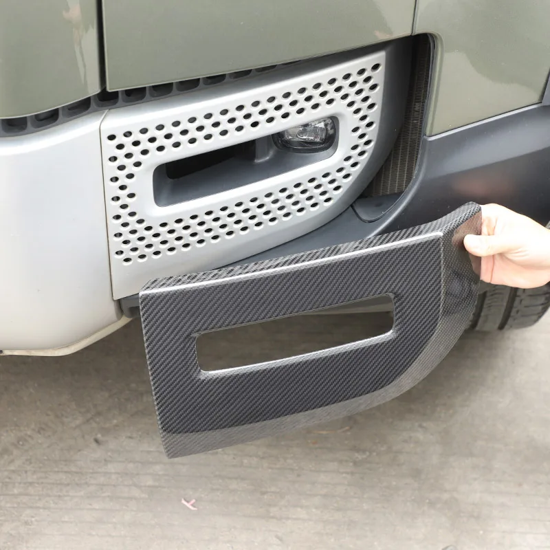For Land Rover Defender 90 110 130 2020-2025 Real Carbon Fiber Car Front Fog Lamp Grille Cover Trim Car Accessories
For Land Rover Defender 90 110 130 2020-2025 Real Carbon Fiber Car Front Fog Lamp Grille Cover Trim Car Accessories