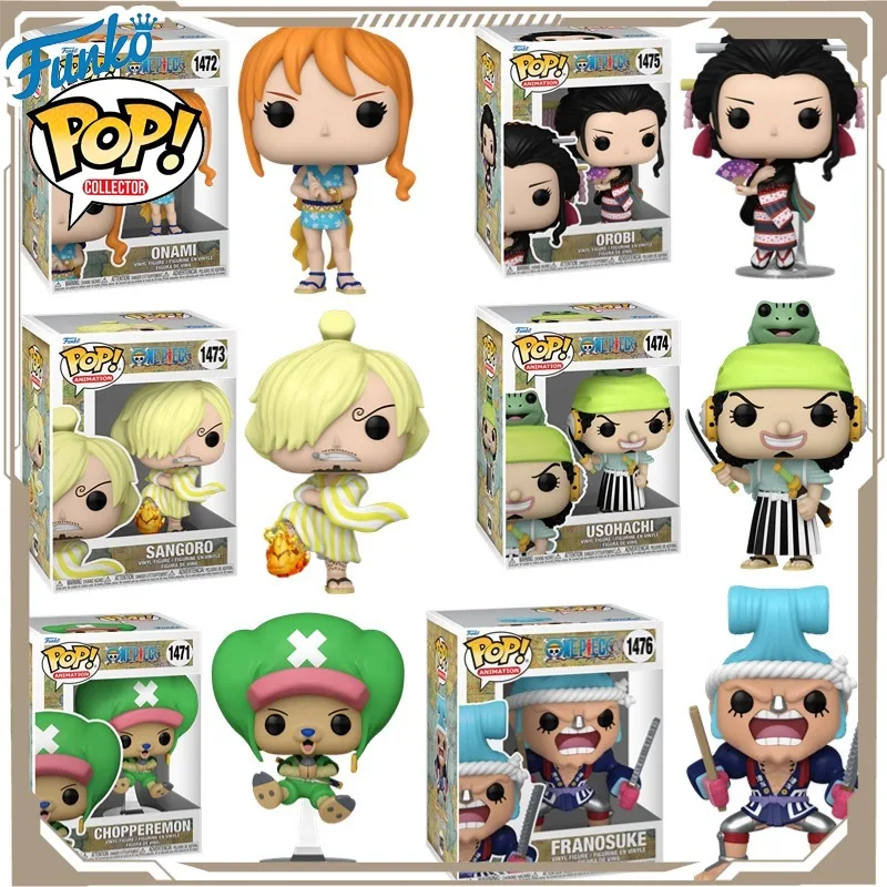Funko POP Original ONE PIECE Anime Figure Sangoro Onami Orobi USOHACHI Action Figure Toys for Boys Girls Kids Gift Collectible
Funko POP Original ONE PIECE Anime Figure Sangoro Onami Orobi USOHACHI Action Figure Toys for Boys Girls Kids Gift Collectible