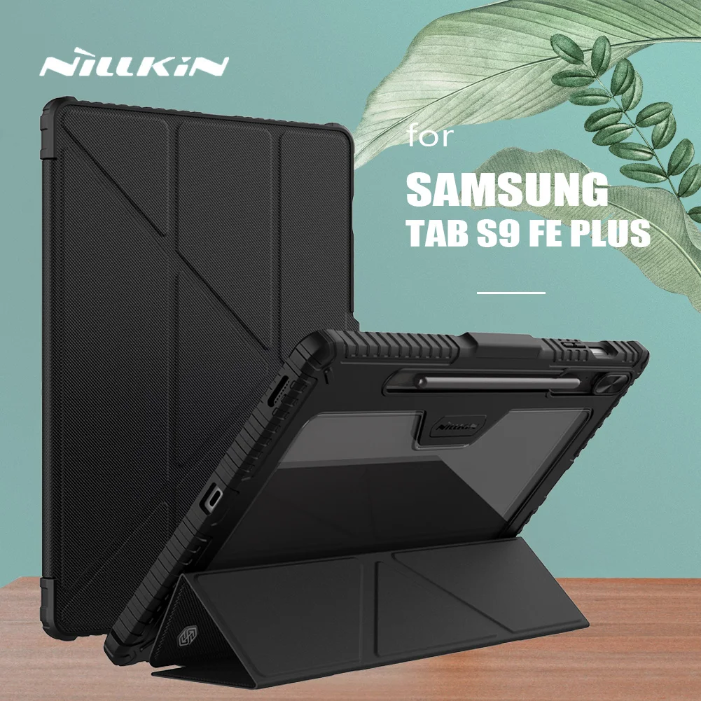 Бампер NILLKIN для Samsung Galaxy Tab S9 FE Plus, чехол для камеры, магнитный кожаный флип-чехол с задней крышкой-подставкой
Бампер NILLKIN для Samsung Galaxy Tab S9 FE Plus, чехол для камеры, магнитный кожаный флип-чехол с задней крышкой-подставкой