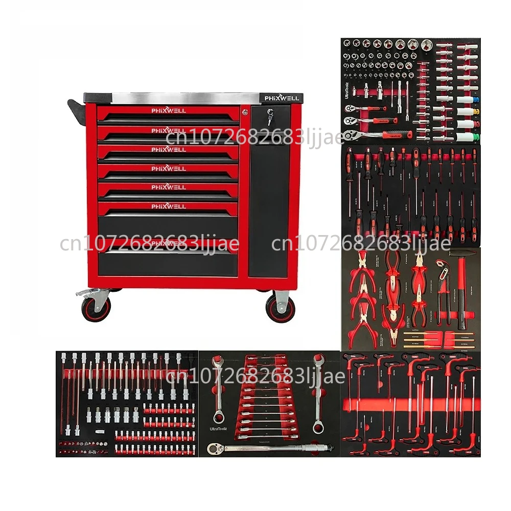 Cabinet With Mechanic Repair Tools Heavy Duty Metal Iron 7 Drawers Roller Tool Trolley Tool
Cabinet With Mechanic Repair Tools Heavy Duty Metal Iron 7 Drawers Roller Tool Trolley Tool