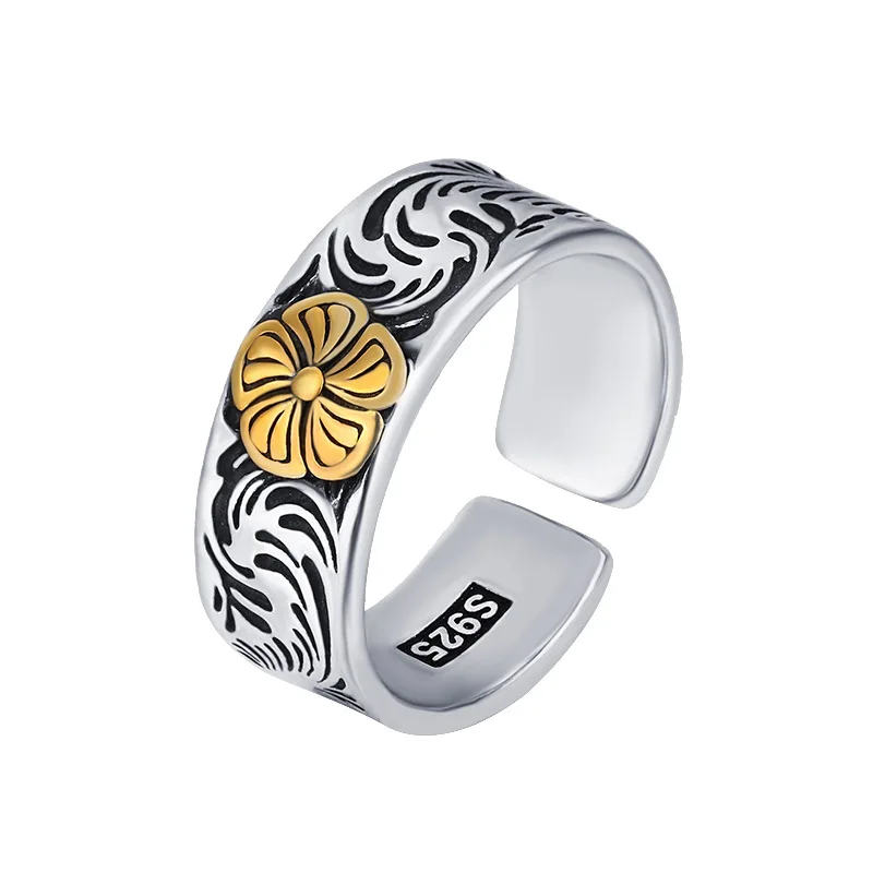 925 Sterling Silver Retro Rose Flower Rings For Women Wedding Engagement Luxury Jewelry Wholesale
925 Sterling Silver Retro Rose Flower Rings For Women Wedding Engagement Luxury Jewelry Wholesale