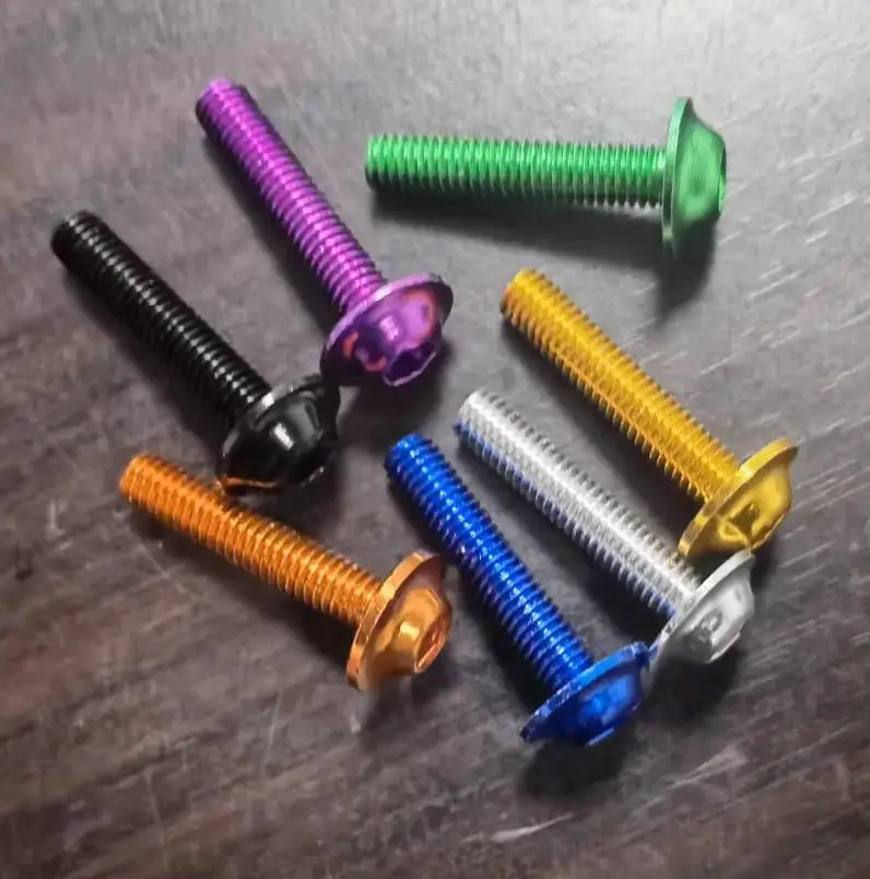 10pcs aluminum flange button head screw With Washer Inner Hex Socket Allen Screws Bolt M5 M6
10pcs aluminum flange button head screw With Washer Inner Hex Socket Allen Screws Bolt M5 M6