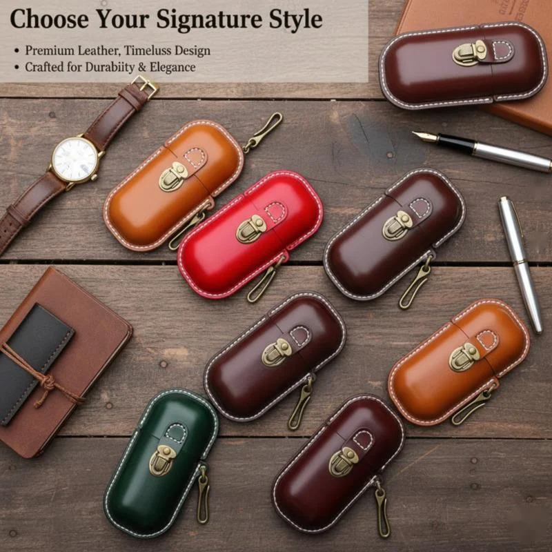 Genuine Leather Eyeglass Case Vegetable Tanned Cowhide Hard Glasses Box Crush Resistant Dustproof Eyewear Storage Case Gift New
Genuine Leather Eyeglass Case Vegetable Tanned Cowhide Hard Glasses Box Crush Resistant Dustproof Eyewear Storage Case Gift New