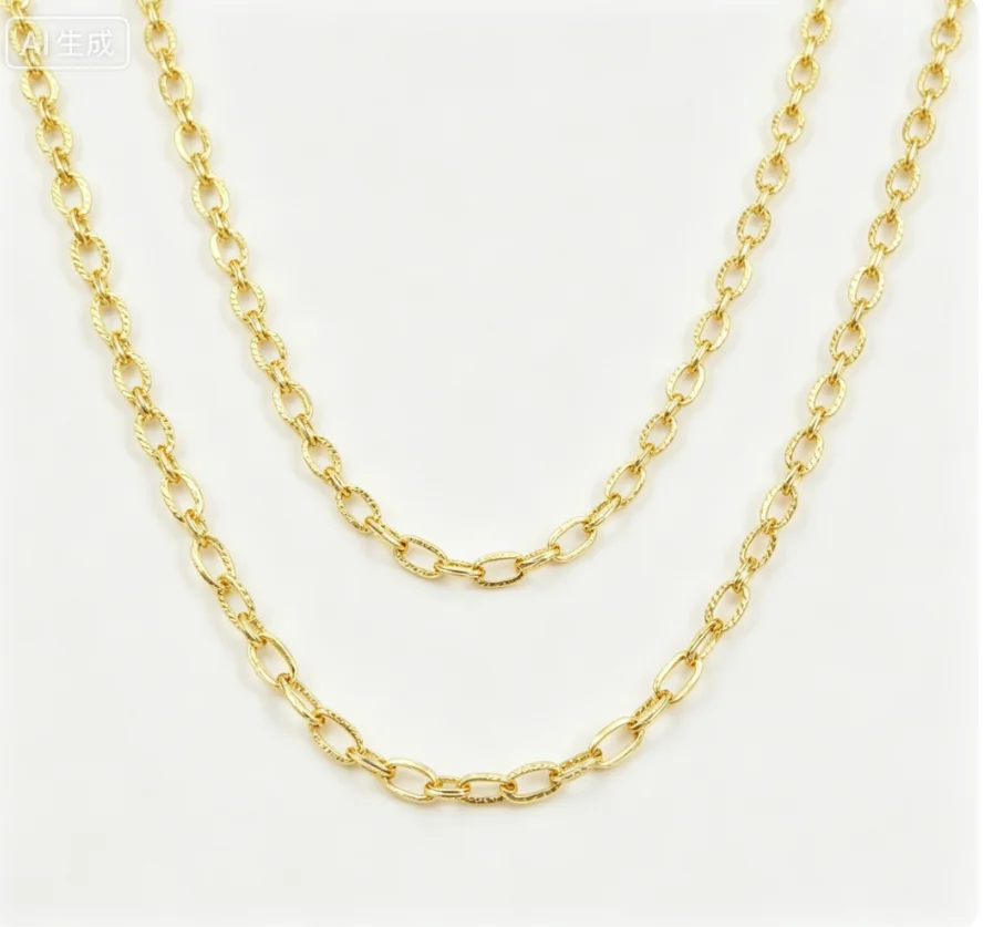 WT-BC260 Wholesale WKT Vintage Special Yellow Brass Chain Meter 18K Real Gold Plated For Women Necklace Bangle Accessories
WT-BC260 Wholesale WKT Vintage Special Yellow Brass Chain Meter 18K Real Gold Plated For Women Necklace Bangle Accessories