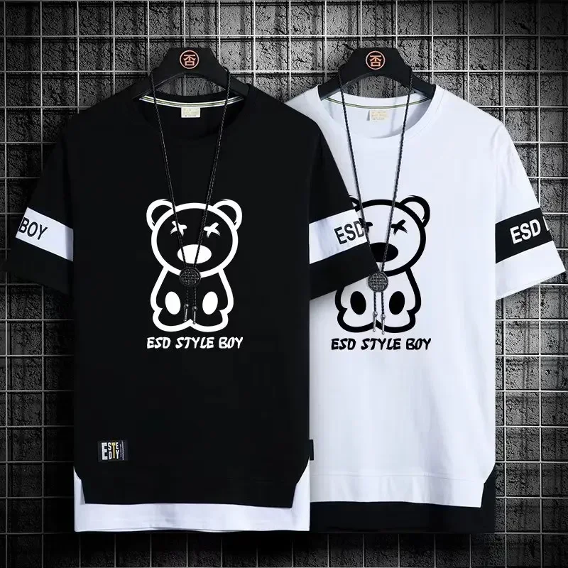 T-shirt for Men Short Sleeves Male T Shirts Korean Style Streetwear Print Harajuku Oversize T Shirt Casual Clothing Sleeve Y2K
T-shirt for Men Short Sleeves Male T Shirts Korean Style Streetwear Print Harajuku Oversize T Shirt Casual Clothing Sleeve Y2K