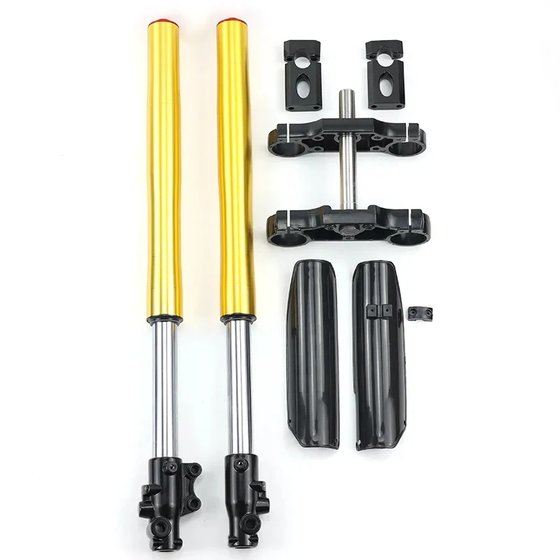 710MM Upside Down Motorcycle Front Shock Absorber 45MM 48MM For Dirt Pit Bike With Protector Cover Triple Tree Clamps
710MM Upside Down Motorcycle Front Shock Absorber 45MM 48MM For Dirt Pit Bike With Protector Cover Triple Tree Clamps