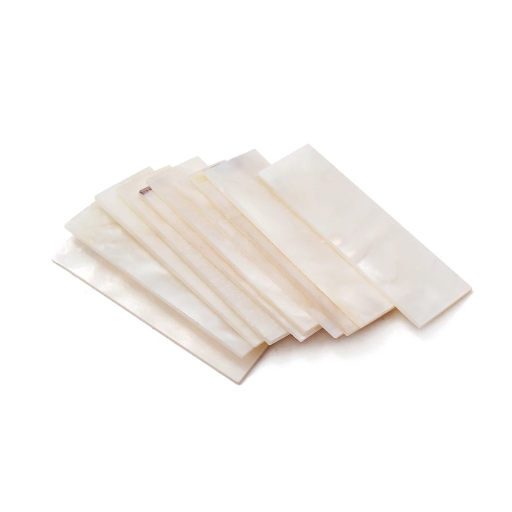 10 PCS Sticker White Shell Material Fret Markers Stickers Guitar Fingerboard Inlays 
10 PCS Sticker White Shell Material Fret Markers Stickers Guitar Fingerboard Inlays