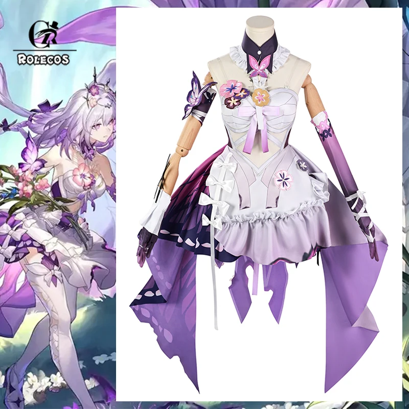 ROLECOS Game Honkai Star Rail Castorice Косплей Костюм Слуга Смерти Фиолетовое женское платье Хэллоуин Карнавальный костюм для вечеринки
ROLECOS Game Honkai Star Rail Castorice Косплей Костюм Слуга Смерти Фиолетовое женское платье Хэллоуин Карнавальный костюм для вечеринки