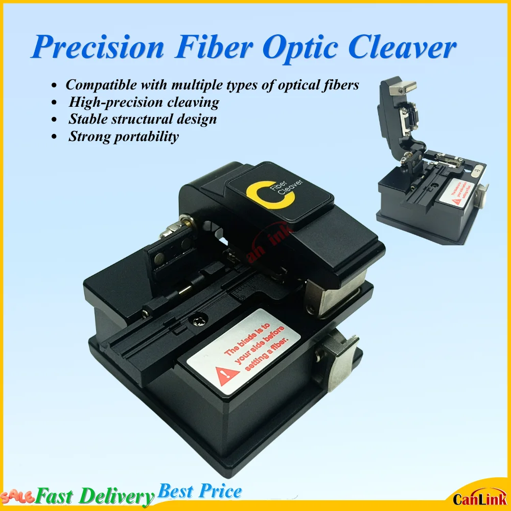 Hot Melt Fiber Cleaver Fiber Optic Cleaver High Precision Fibre Optique Clivador de Fibra for FTTH
Hot Melt Fiber Cleaver Fiber Optic Cleaver High Precision Fibre Optique Clivador de Fibra for FTTH