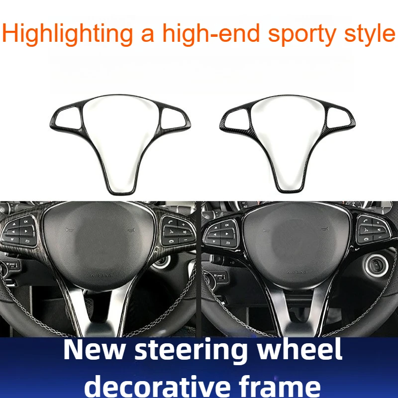 For Mercedes A B C E GLA GLC GLE CLA Vito Class Steering Wheel Trim Frame Cover Interior Decoration Mod Cross-border Accessories
For Mercedes A B C E GLA GLC GLE CLA Vito Class Steering Wheel Trim Frame Cover Interior Decoration Mod Cross-border Accessories