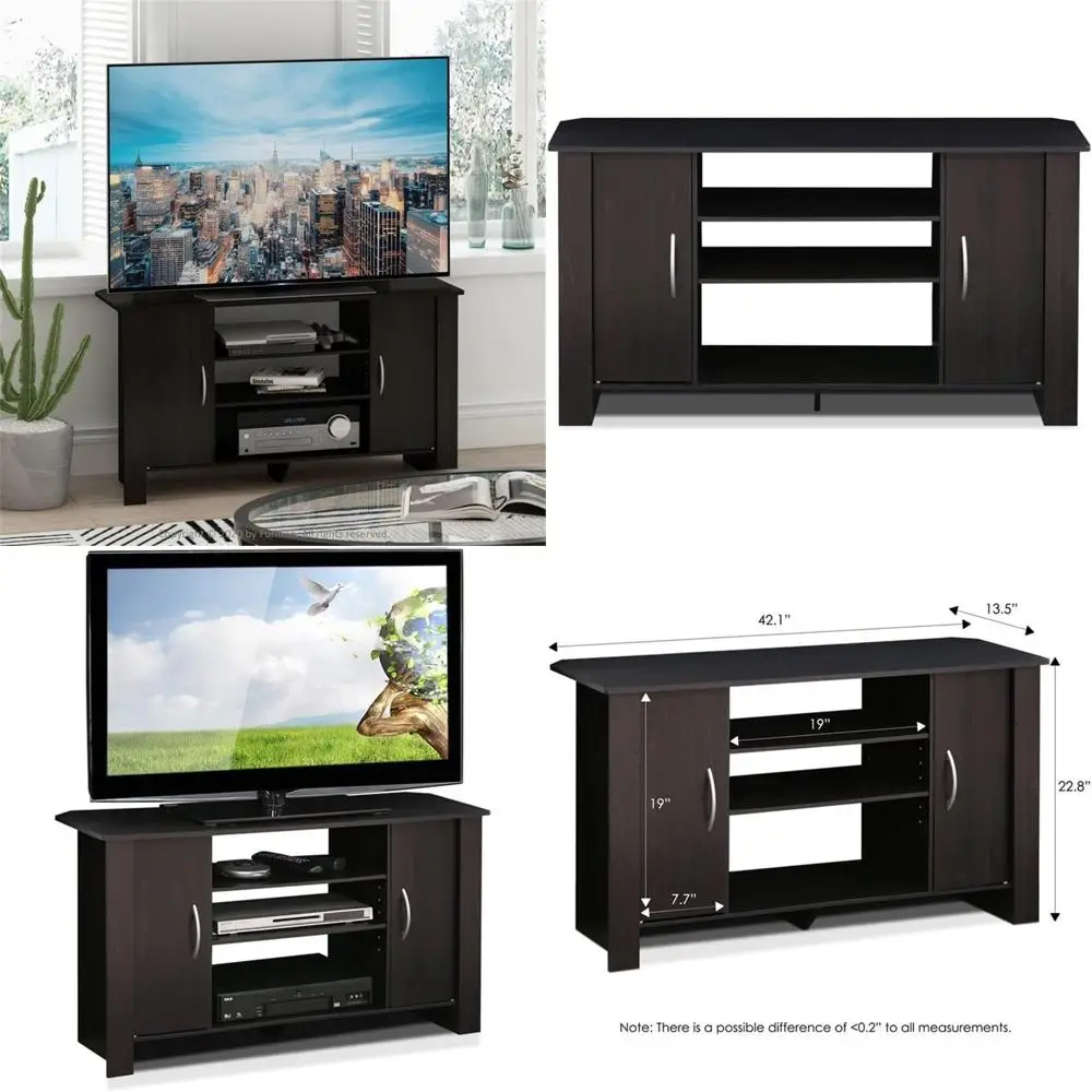 Espresso Finish TV Stand Entertainment Center for 46 TVs
Espresso Finish TV Stand Entertainment Center for 46 TVs