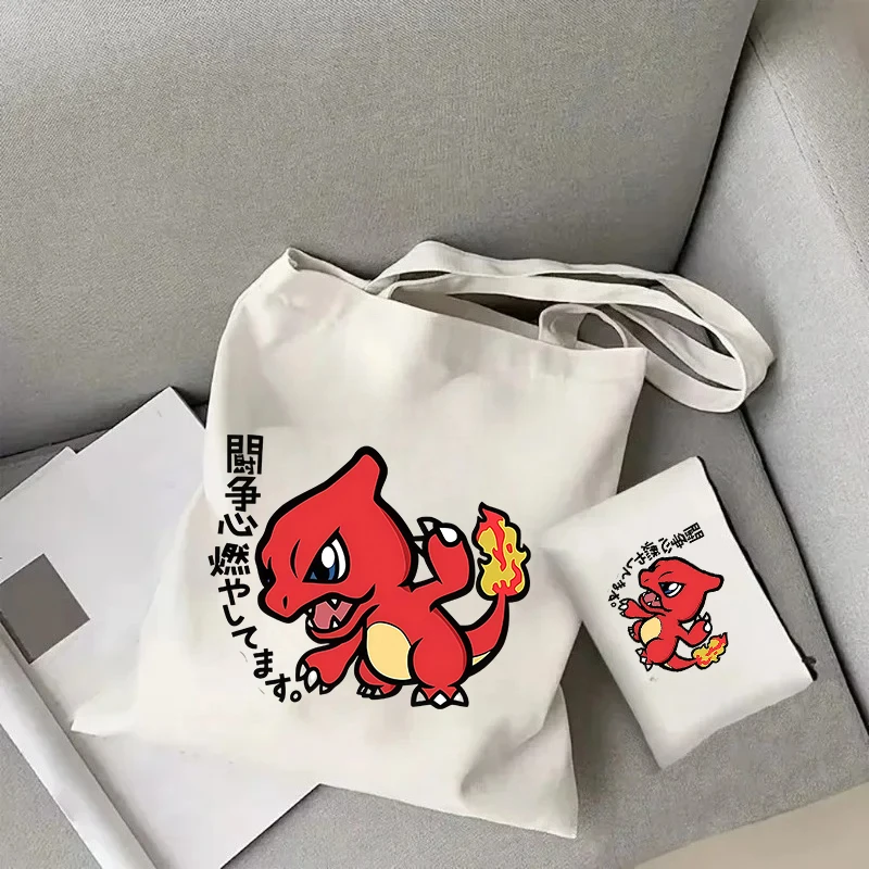 Pokémon Charmeleon Large Capacity Tote Bag Casual and Portable Shoulder Bag Lightweight Shopping Bag Large Reusable Canvas Bag
Pokémon Charmeleon Large Capacity Tote Bag Casual and Portable Shoulder Bag Lightweight Shopping Bag Large Reusable Canvas Bag