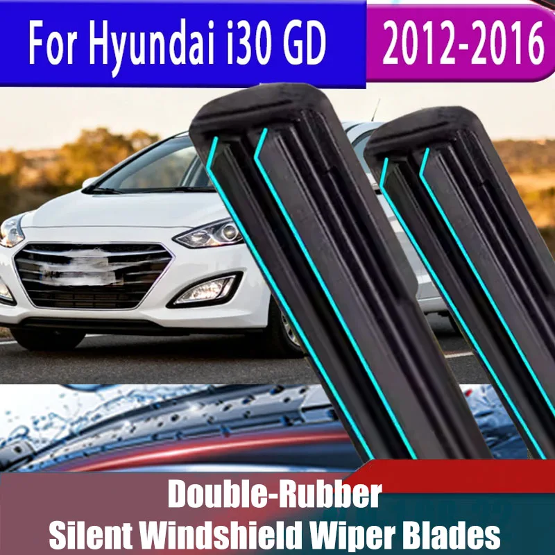 2PCS Car Wiper Blades for 2012-2016 2013 2014 2015 2016 Hyundai i30 GD Front Windscreen Windshield Double Rubber Car Accessories
2PCS Car Wiper Blades for 2012-2016 2013 2014 2015 2016 Hyundai i30 GD Front Windscreen Windshield Double Rubber Car Accessories