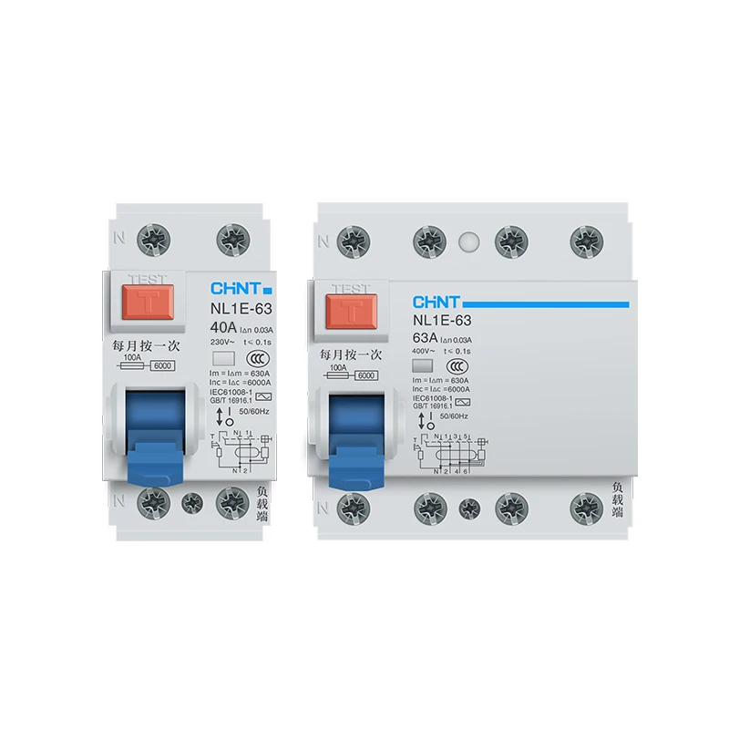 CHINT Leakage Circuit Breaker NL1E-63 4P(3P+N) 25A 40A 63A
CHINT Leakage Circuit Breaker NL1E-63 4P(3P+N) 25A 40A 63A