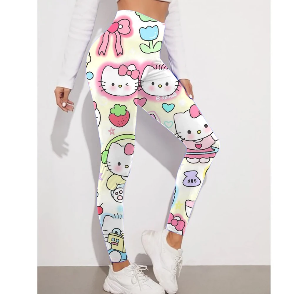 One Piece Casual Sports Hello Kitty print Pants High Waist Stretch Breathable Running Workout Yoga Leggings Activewear For Women
One Piece Casual Sports Hello Kitty print Pants High Waist Stretch Breathable Running Workout Yoga Leggings Activewear For Women