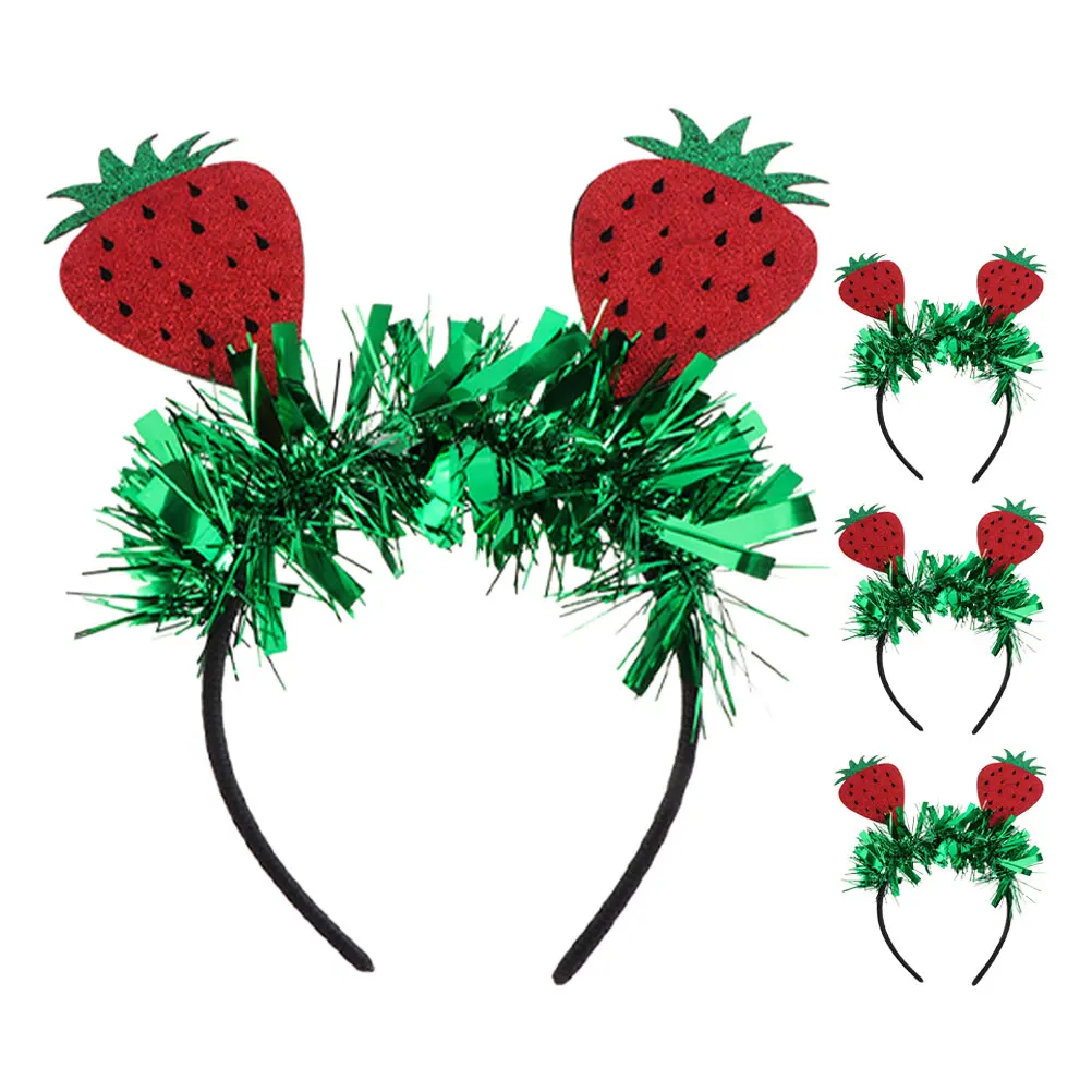 4pcs Strawberry Spring Hair Band Glitter Tinsel Fruit Headband Hawaiian Party Accessories Women Girls Tropical
4pcs Strawberry Spring Hair Band Glitter Tinsel Fruit Headband Hawaiian Party Accessories Women Girls Tropical