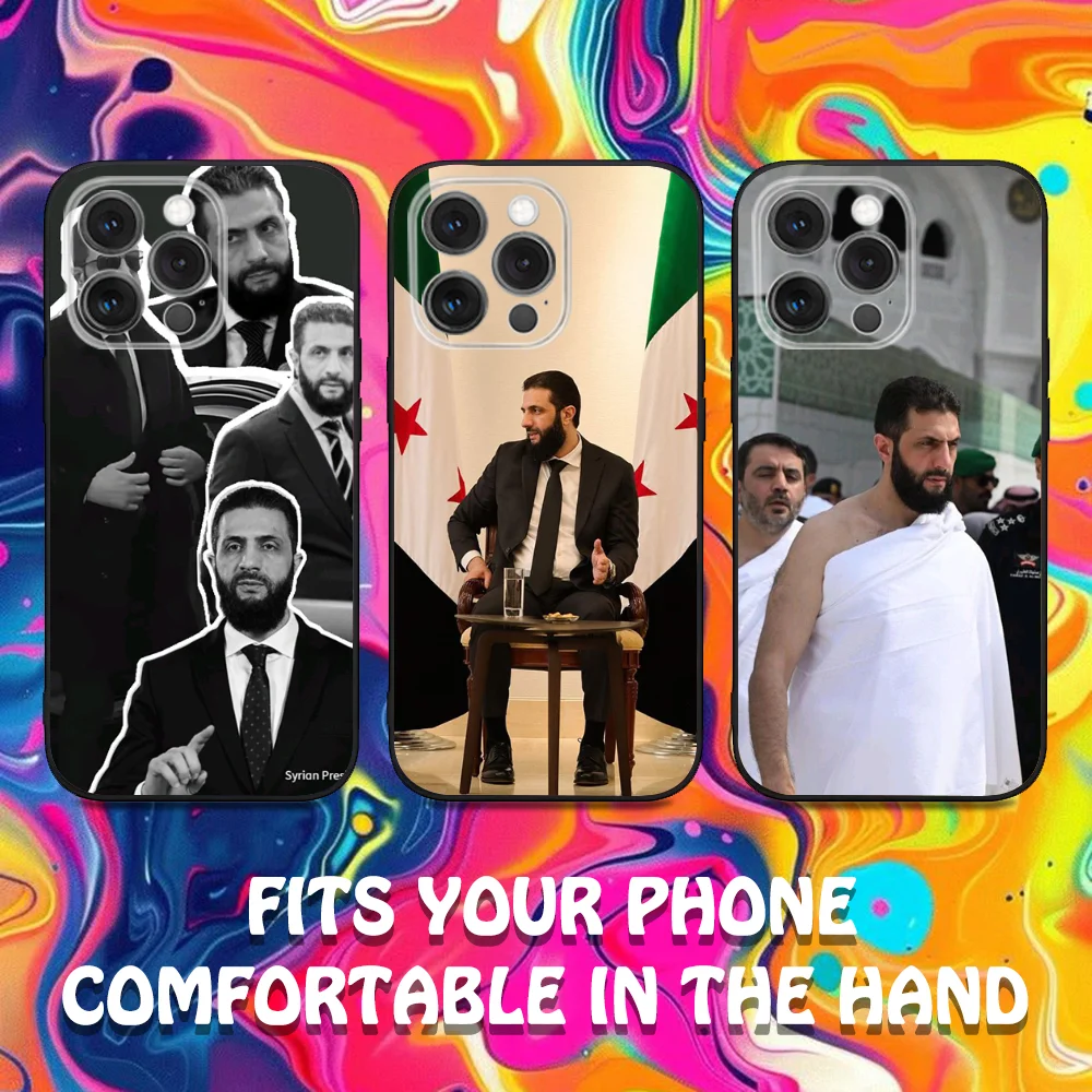 Ahmed al-Sharaa S-Syrian Phone Case For iPhone 16,15,14,13,12,11,Pro,Max,Plus,X,XS,XR,SE,8,7,Mini,Soft Silicone Black Case
Ahmed al-Sharaa S-Syrian Phone Case For iPhone 16,15,14,13,12,11,Pro,Max,Plus,X,XS,XR,SE,8,7,Mini,Soft Silicone Black Case