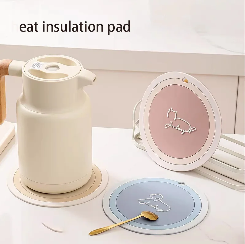 Silicone Round Solid Color Coasters Heat Insulation Waterproof Oilproof Mats Thickening Mat Home and Decoration Kitchen Utensils
Silicone Round Solid Color Coasters Heat Insulation Waterproof Oilproof Mats Thickening Mat Home and Decoration Kitchen Utensils
