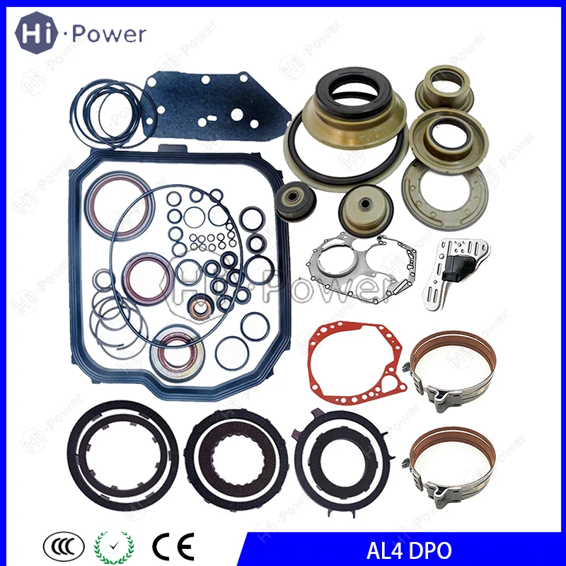 DPO AL4 Master Rebuild Kit Auto Transmission Friction Plate For Citroen Renault Peugeot Car Gearbox Disc Seal Overhaul Kit
DPO AL4 Master Rebuild Kit Auto Transmission Friction Plate For Citroen Renault Peugeot Car Gearbox Disc Seal Overhaul Kit
