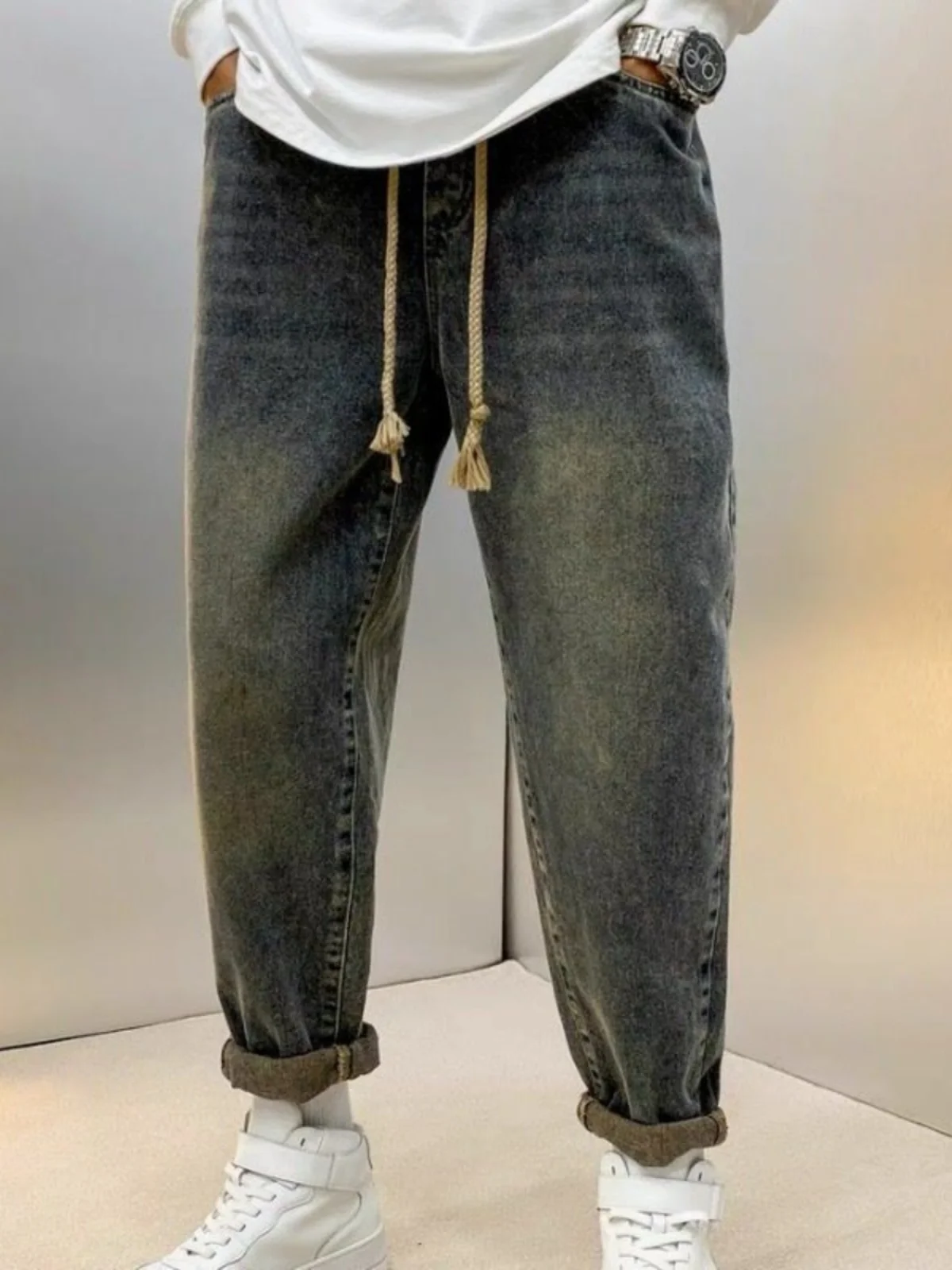 American Sle Heavyweight Retro Waed Men's Jeans Spring Trendy Brand Conical Cabbage Loose Harlan Pants Straight Leg Jeans
American Sle Heavyweight Retro Waed Men's Jeans Spring Trendy Brand Conical Cabbage Loose Harlan Pants Straight Leg Jeans