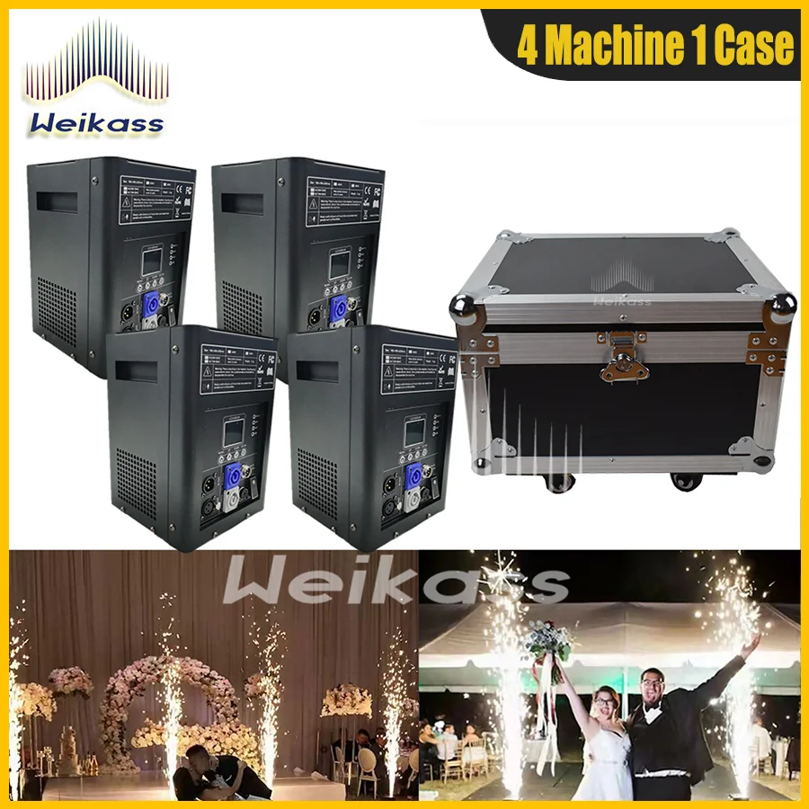 Weikass Cold Spark Stage Effect Machine Dmx Wedding Fireworks Indoor Outdoor Fireworks Dj Bar Party Wedding (4Pcs+1Case /Lot)
Weikass Cold Spark Stage Effect Machine Dmx Wedding Fireworks Indoor Outdoor Fireworks Dj Bar Party Wedding (4Pcs+1Case /Lot)
