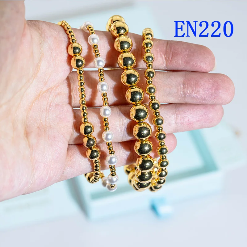 VKVVA Fashion Jewelry Gold-plated Bead and Pearl Bracelet Set 4pcs for Women Birthday Gifts, Unique Gift
VKVVA Fashion Jewelry Gold-plated Bead and Pearl Bracelet Set 4pcs for Women Birthday Gifts, Unique Gift