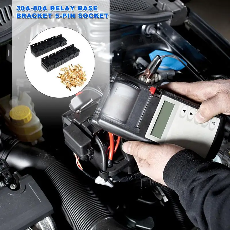 Relay Base Holder Kit Universal Cord Holders Relay Socket Outlet Base Bracket Auto Relay Bracket Terminal Case Holder For Home
Relay Base Holder Kit Universal Cord Holders Relay Socket Outlet Base Bracket Auto Relay Bracket Terminal Case Holder For Home