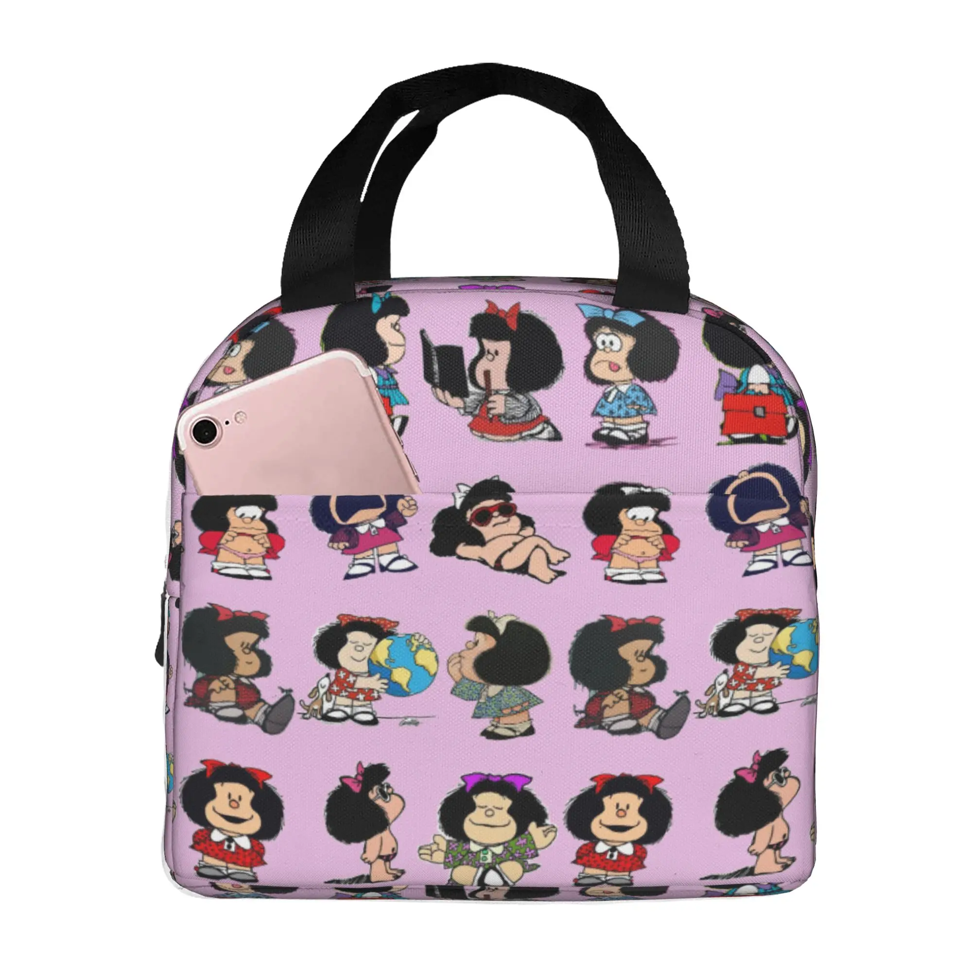 Custom Mafaldas Collage Manga Quino Comic Insulated Lunch Bags for Outdoor Picnic Leakproof Thermal Cooler Bento Box Men Women
Custom Mafaldas Collage Manga Quino Comic Insulated Lunch Bags for Outdoor Picnic Leakproof Thermal Cooler Bento Box Men Women