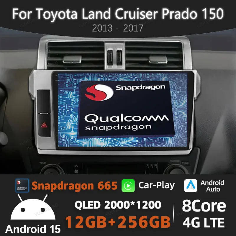 Android 15 Car Radio For Toyota Land Cruiser Prado 150 2013 2014 - 2017 GPS NAVI BT 4G LTE 5G WIFI 2DIN Multimedia Video Player
Android 15 Car Radio For Toyota Land Cruiser Prado 150 2013 2014 - 2017 GPS NAVI BT 4G LTE 5G WIFI 2DIN Multimedia Video Player