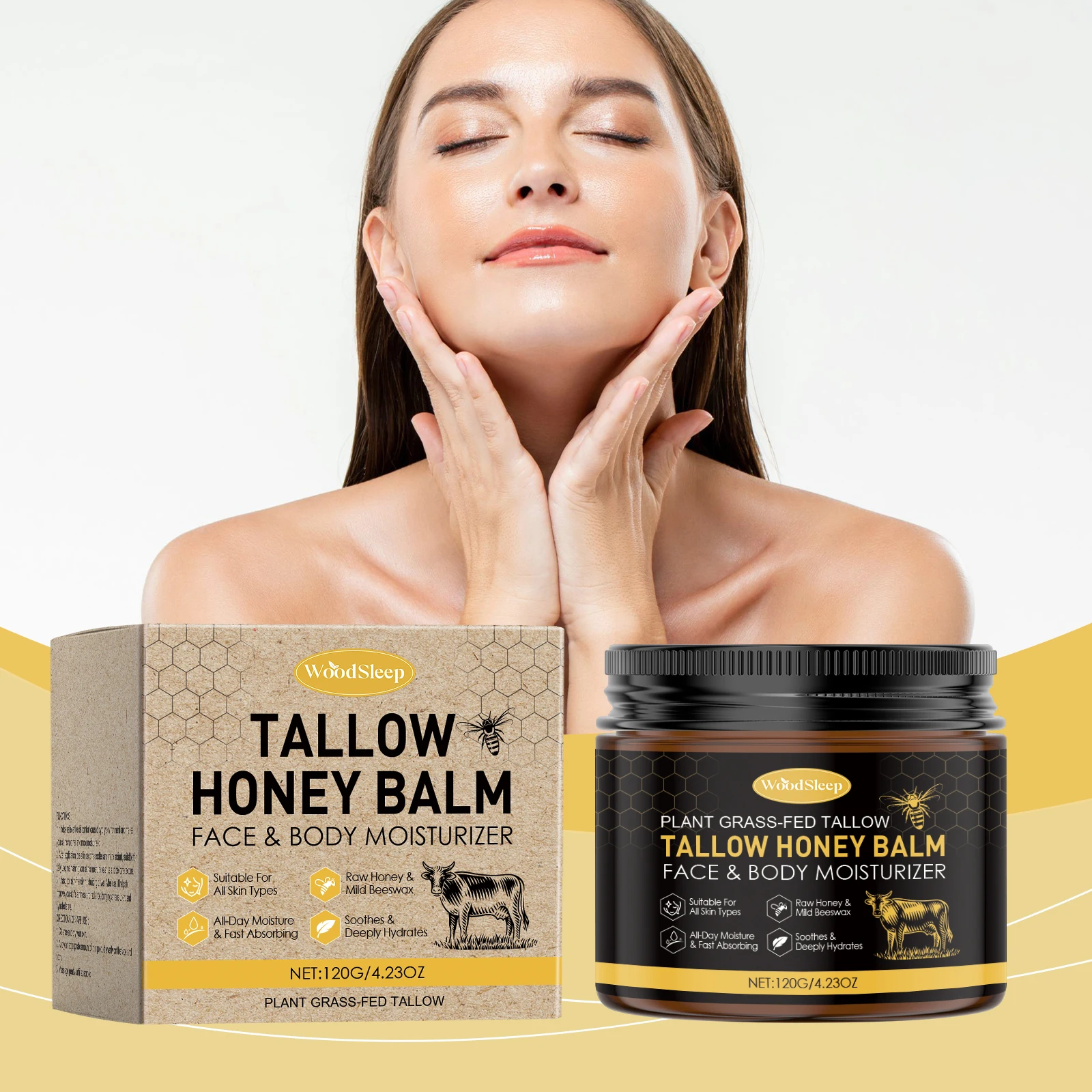 Gentle Moisturizer Cream Relieves Dry Skin Moisturizes And Moisturizes Firms, Lifts And Brightens Skin Keeps Skin Hydrated 120g
Gentle Moisturizer Cream Relieves Dry Skin Moisturizes And Moisturizes Firms, Lifts And Brightens Skin Keeps Skin Hydrated 120g