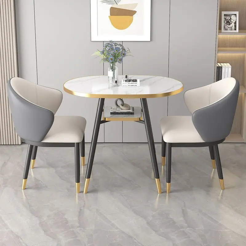 #Hot Sales White Leather Dining Table Set For Meetings & Dinners
#Hot Sales White Leather Dining Table Set For Meetings & Dinners