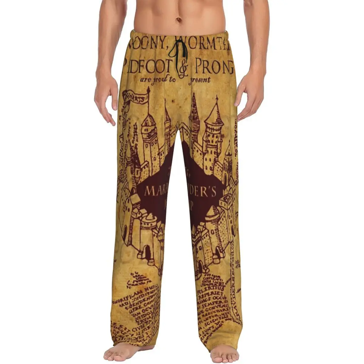 Custom Print Men Magic Marauders Map Pajama Pants Sleepwear Sleep Lounge Bottoms with Pockets
Custom Print Men Magic Marauders Map Pajama Pants Sleepwear Sleep Lounge Bottoms with Pockets