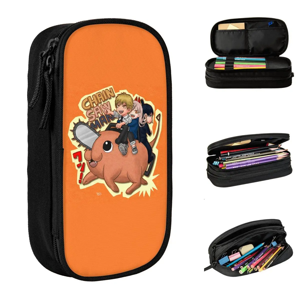 Chainsaw Man PoteKoro Mascot Anime Pencil Case School Pencil Cases Zipper Students Large Pencil Pouch Stationery Organizer
Chainsaw Man PoteKoro Mascot Anime Pencil Case School Pencil Cases Zipper Students Large Pencil Pouch Stationery Organizer