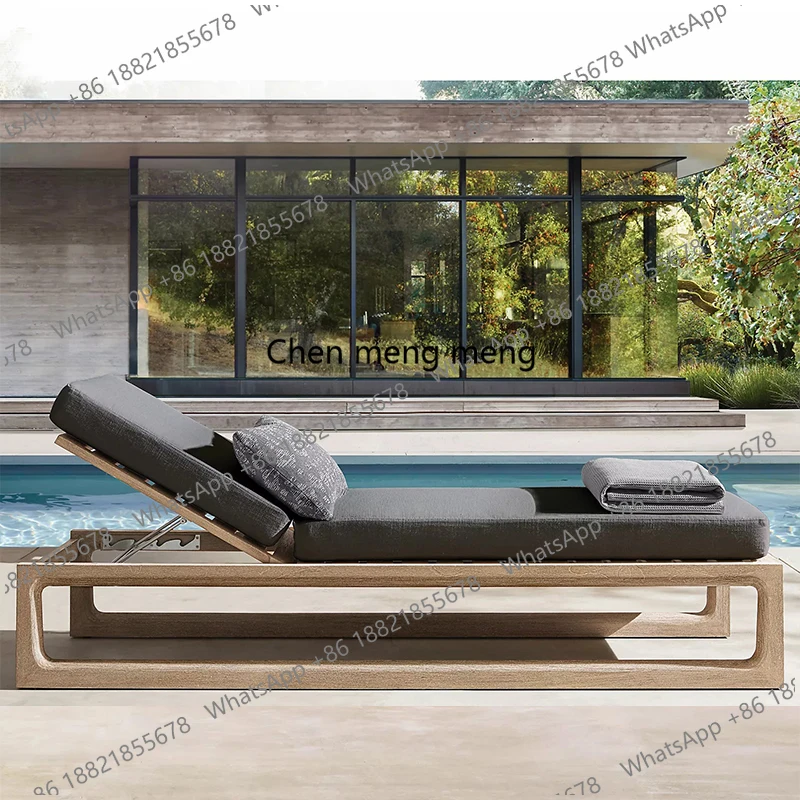 Modern Patio Pool Furniture Single Seat Adjustable Solid Teak Outdoor Sun Chair
Modern Patio Pool Furniture Single Seat Adjustable Solid Teak Outdoor Sun Chair