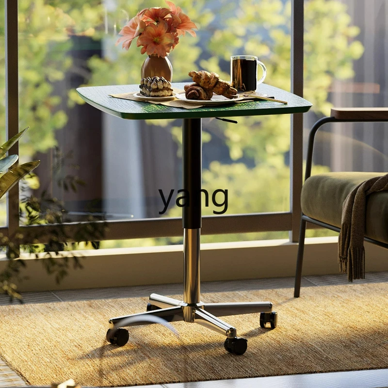 LTT solid wood square table movable living room rotating lift coffee table small balcony leisure round table
LTT solid wood square table movable living room rotating lift coffee table small balcony leisure round table