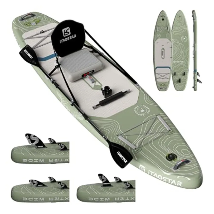 Adventure Inflatable Stand Up Paddle Board Ultra-Wide PVC Material Blue Stable Design for Lakes Oceans Fishing Adults Youth All
Adventure Inflatable Stand Up Paddle Board Ultra-Wide PVC Material Blue Stable Design for Lakes Oceans Fishing Adults Youth All