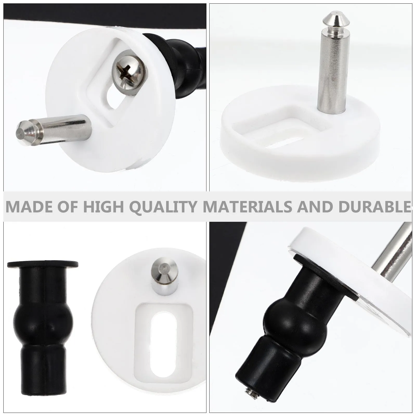1Set Toilet Seat Accessories Strong Durable Hinges Easy Installation Replacement Kit Toilet Seat Hinge Quick Release Hinge 
1Set Toilet Seat Accessories Strong Durable Hinges Easy Installation Replacement Kit Toilet Seat Hinge Quick Release Hinge