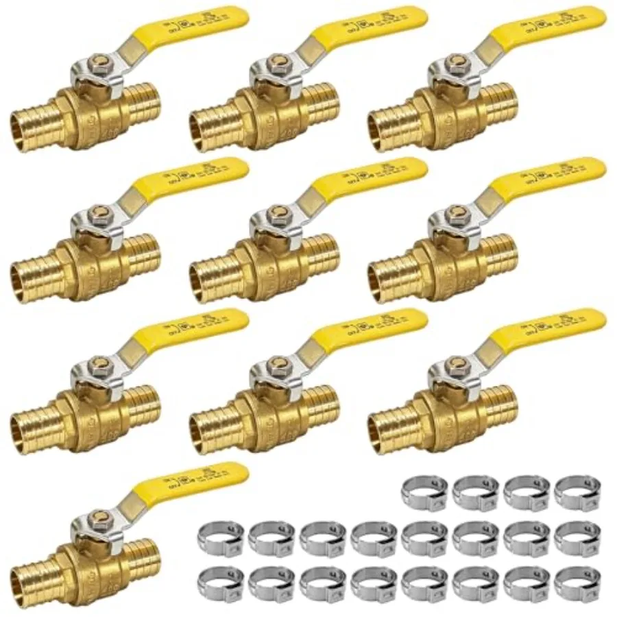 1 Inch X 1 Inch Full Port PEX Ball Valve Water Stop Shut Off Valve for Residential Plumbing Systems Ideal for Easy Maintenance
1 Inch X 1 Inch Full Port PEX Ball Valve Water Stop Shut Off Valve for Residential Plumbing Systems Ideal for Easy Maintenance