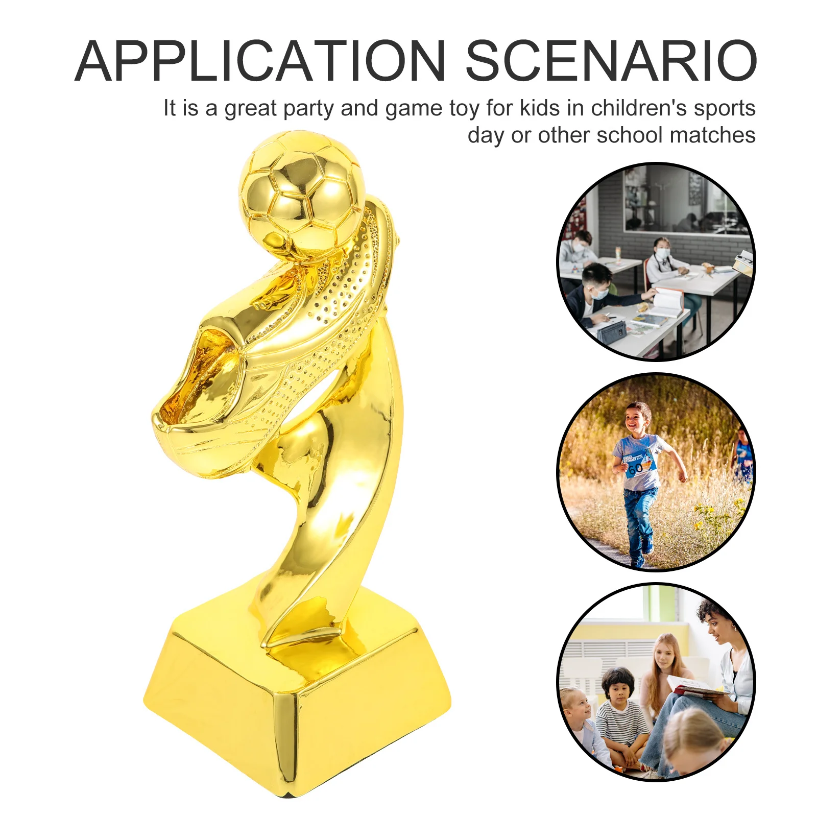 Gold Football Trophy Mini Award Cup for School Match Party Game Prizes Resin Plated Reward Symbol for Effort
Gold Football Trophy Mini Award Cup for School Match Party Game Prizes Resin Plated Reward Symbol for Effort