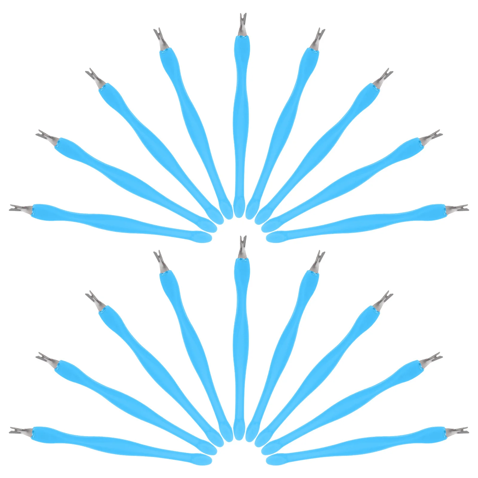 24Pcs Cuticle Dead Skin Remover Fork Precision Nail Care Tool Ergonomic Nail Grooming Trimmer Safe for Home Salon Manicure
24Pcs Cuticle Dead Skin Remover Fork Precision Nail Care Tool Ergonomic Nail Grooming Trimmer Safe for Home Salon Manicure