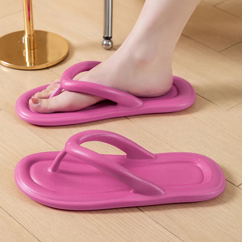Summer Candy Color Sole Soft Beach Flip-Flops Women's Concise Non-slip Cloud Clip Toe Slippers Woman Breathable Bathroom Slides
Summer Candy Color Sole Soft Beach Flip-Flops Women's Concise Non-slip Cloud Clip Toe Slippers Woman Breathable Bathroom Slides